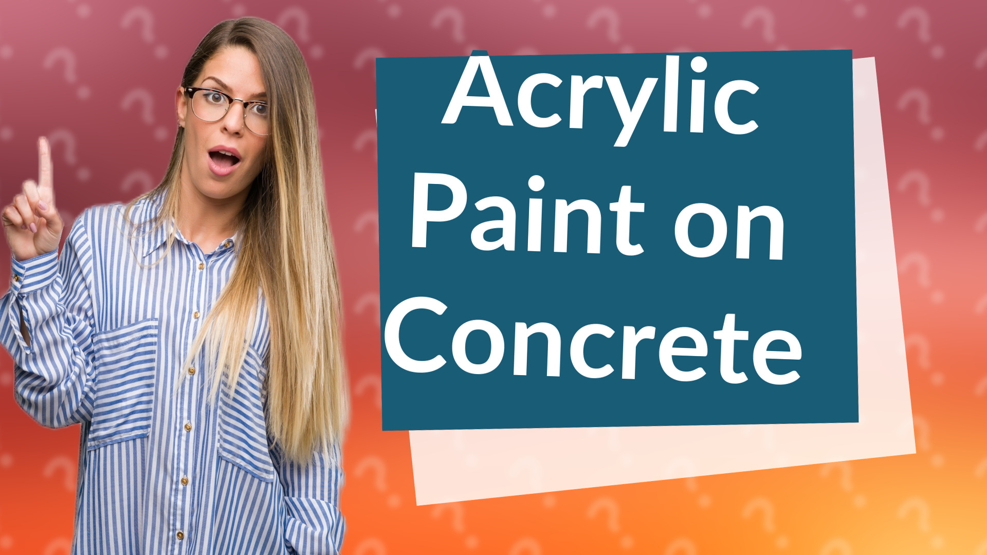 Acrylic Paint on Concrete