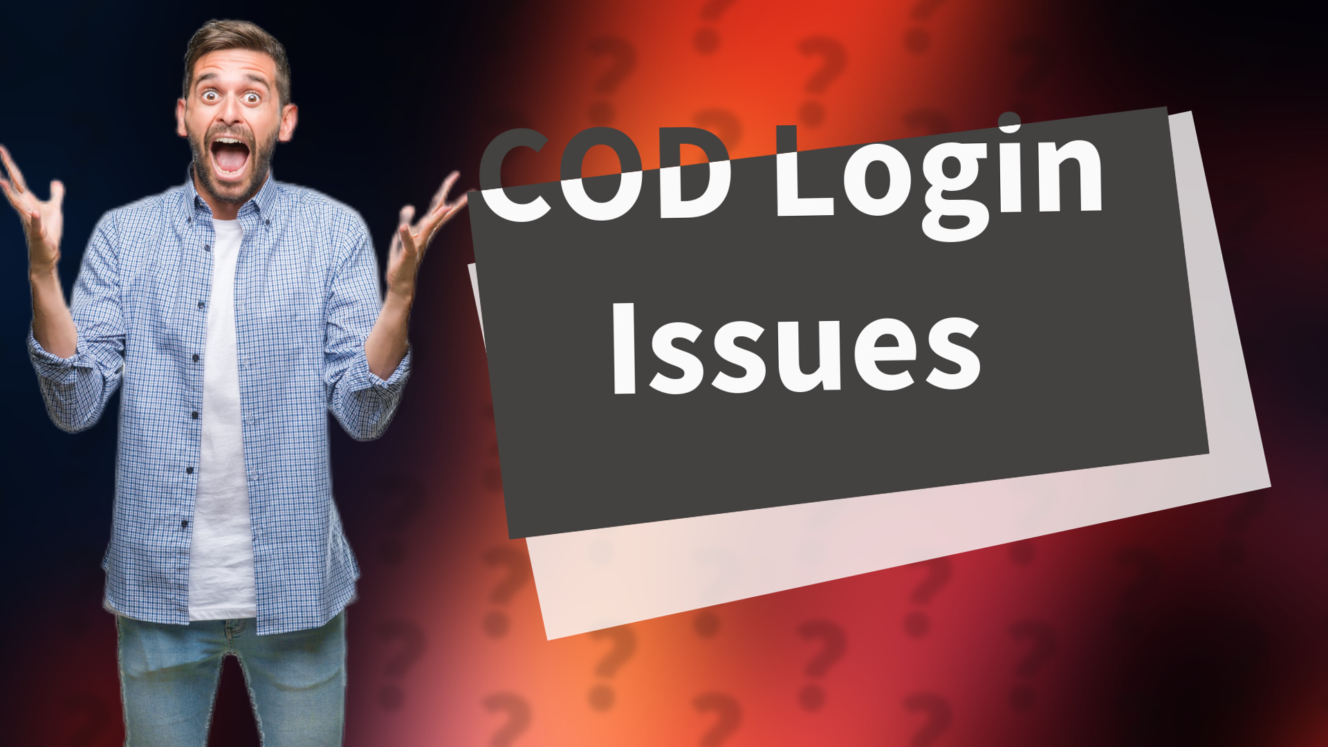 COD Login Issues