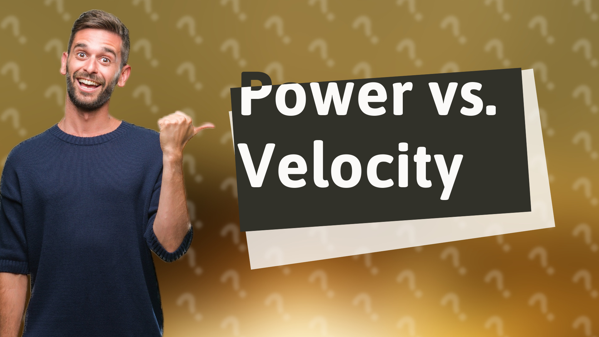 Power vs. Velocity