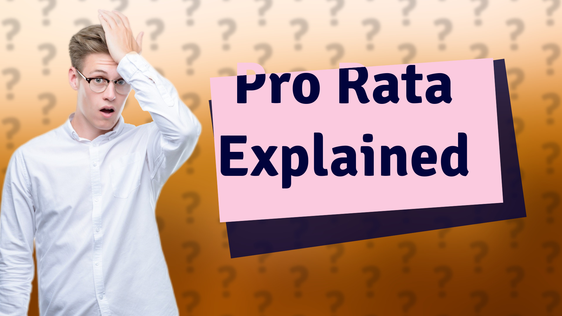 Pro Rata Explained