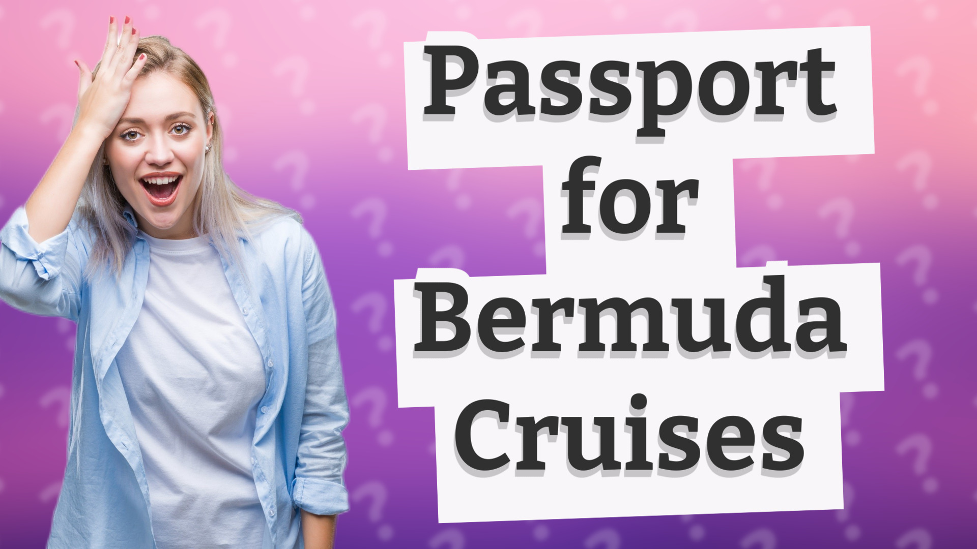 Passport for Bermuda Cruises