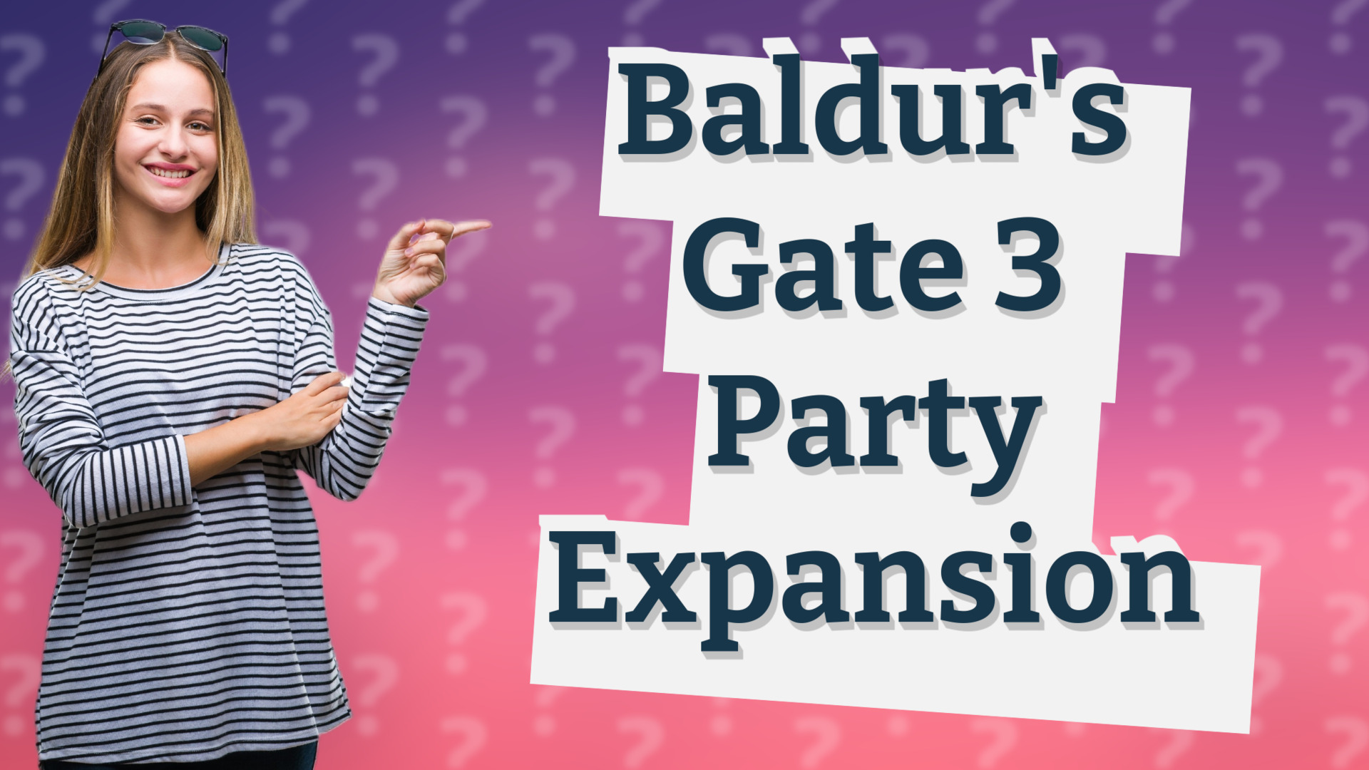 Baldur's Gate 3 Party Expansion