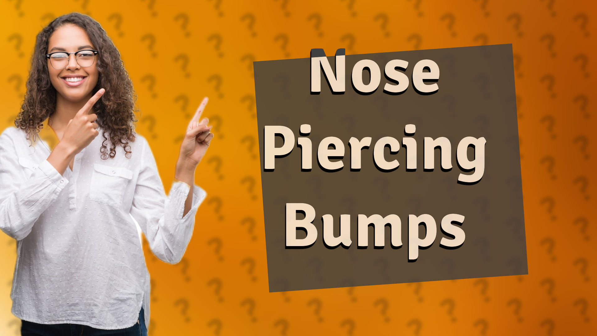Nose Piercing Bumps
