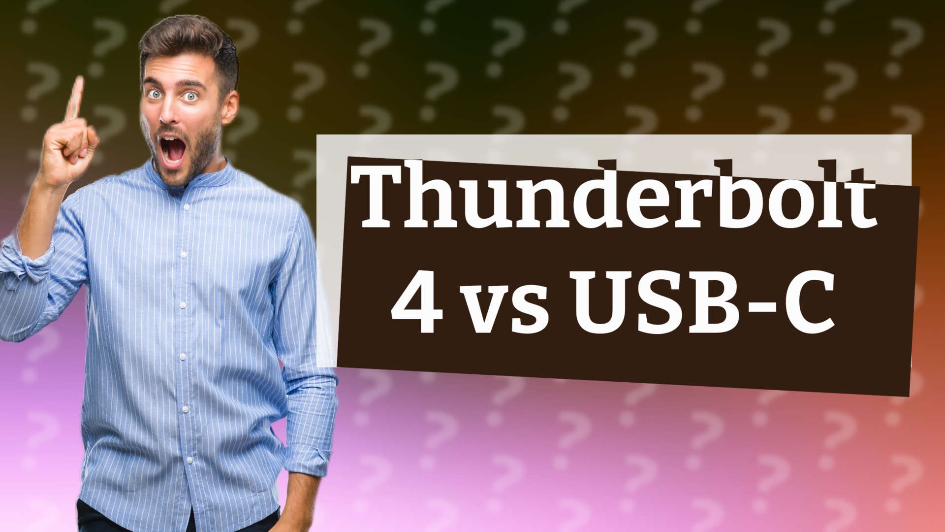 Thunderbolt 4 vs USB-C