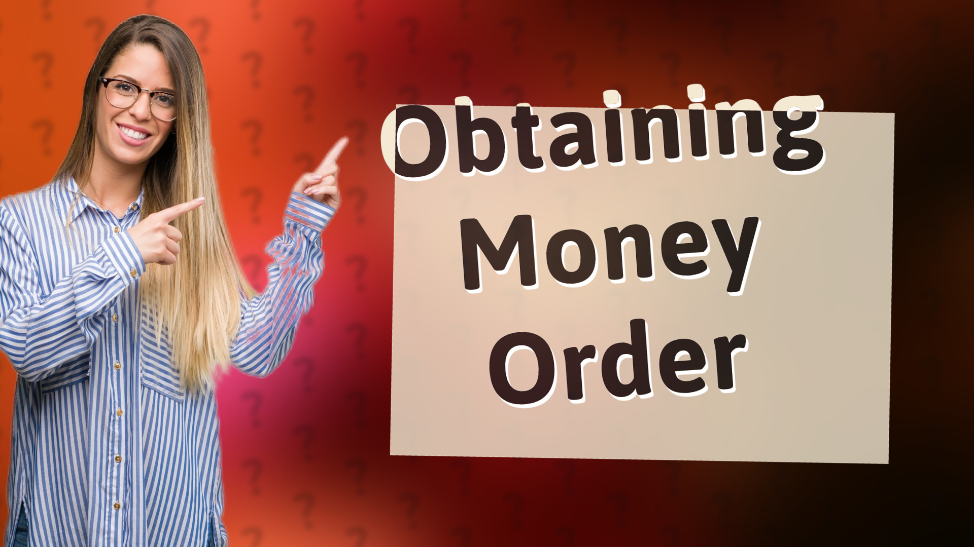 Obtaining Money Order