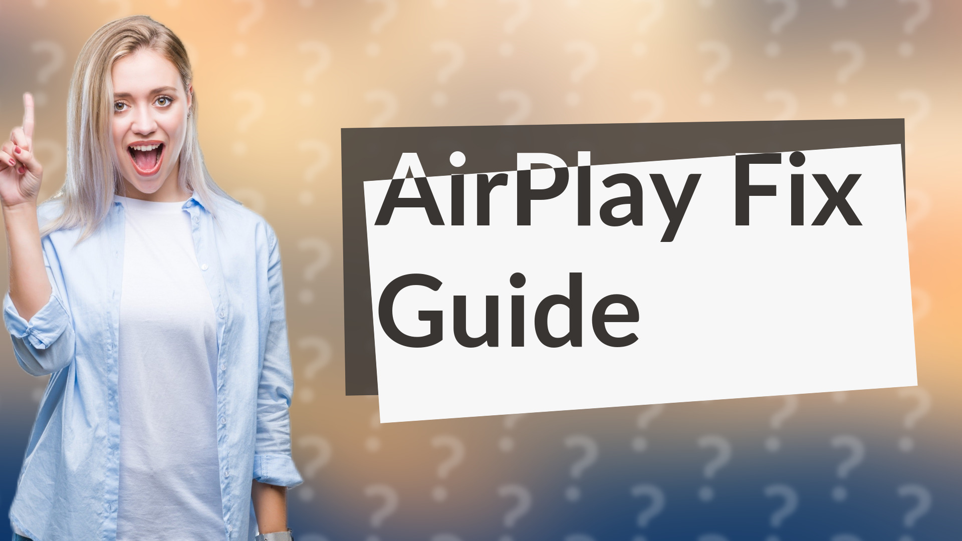 AirPlay Fix Guide