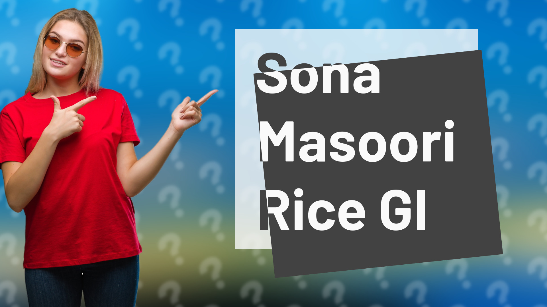 Sona Masoori Rice GI