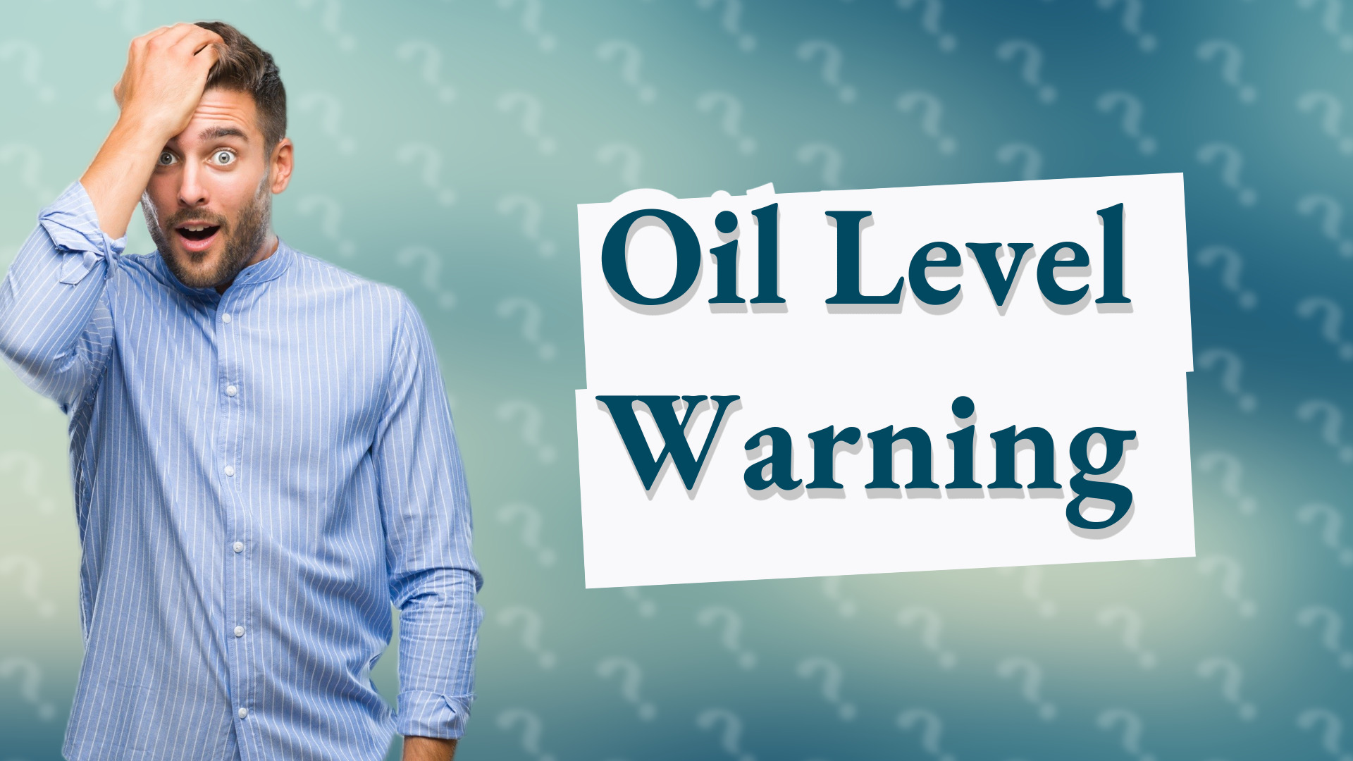 Oil Level Warning