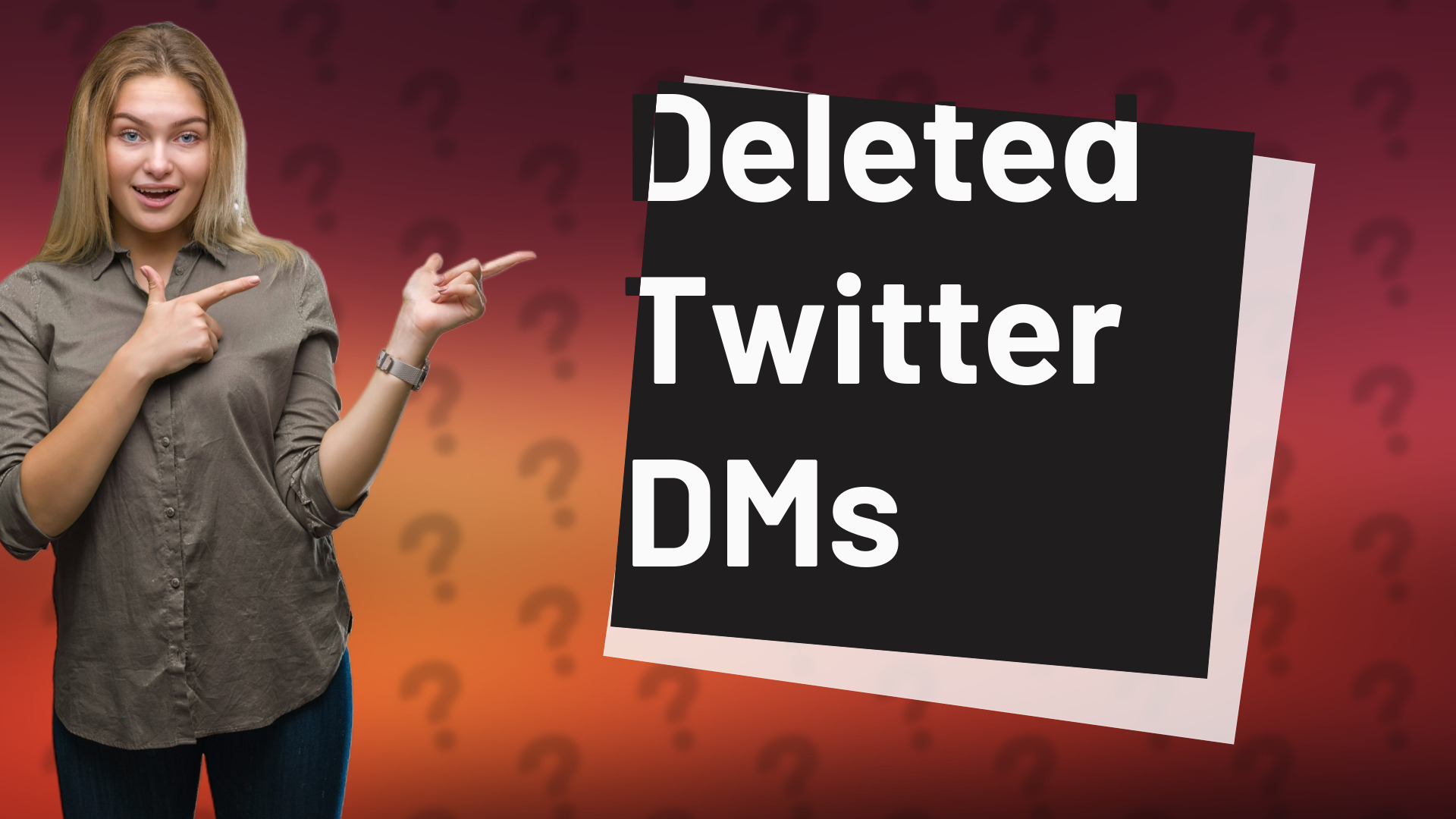 Deleted Twitter DMs