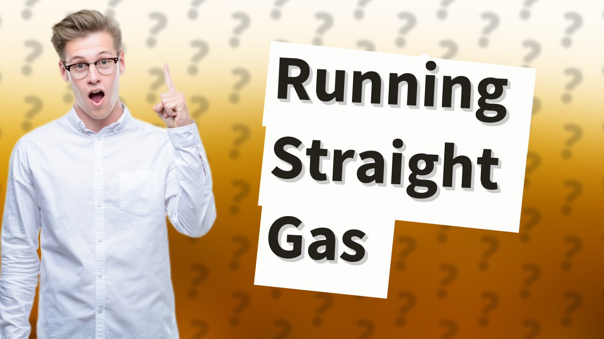 Running Straight Gas