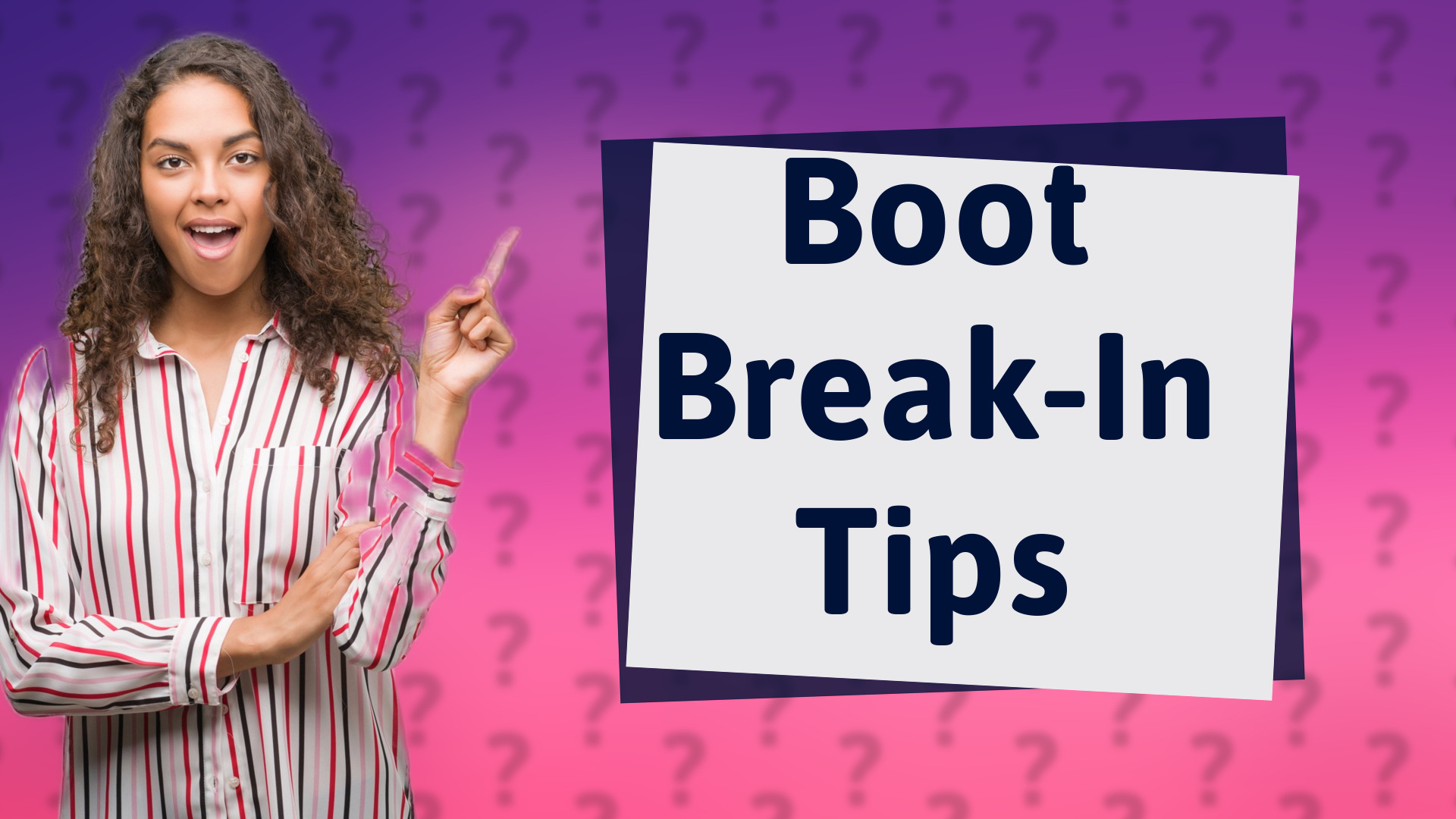 Boot Break-In Tips