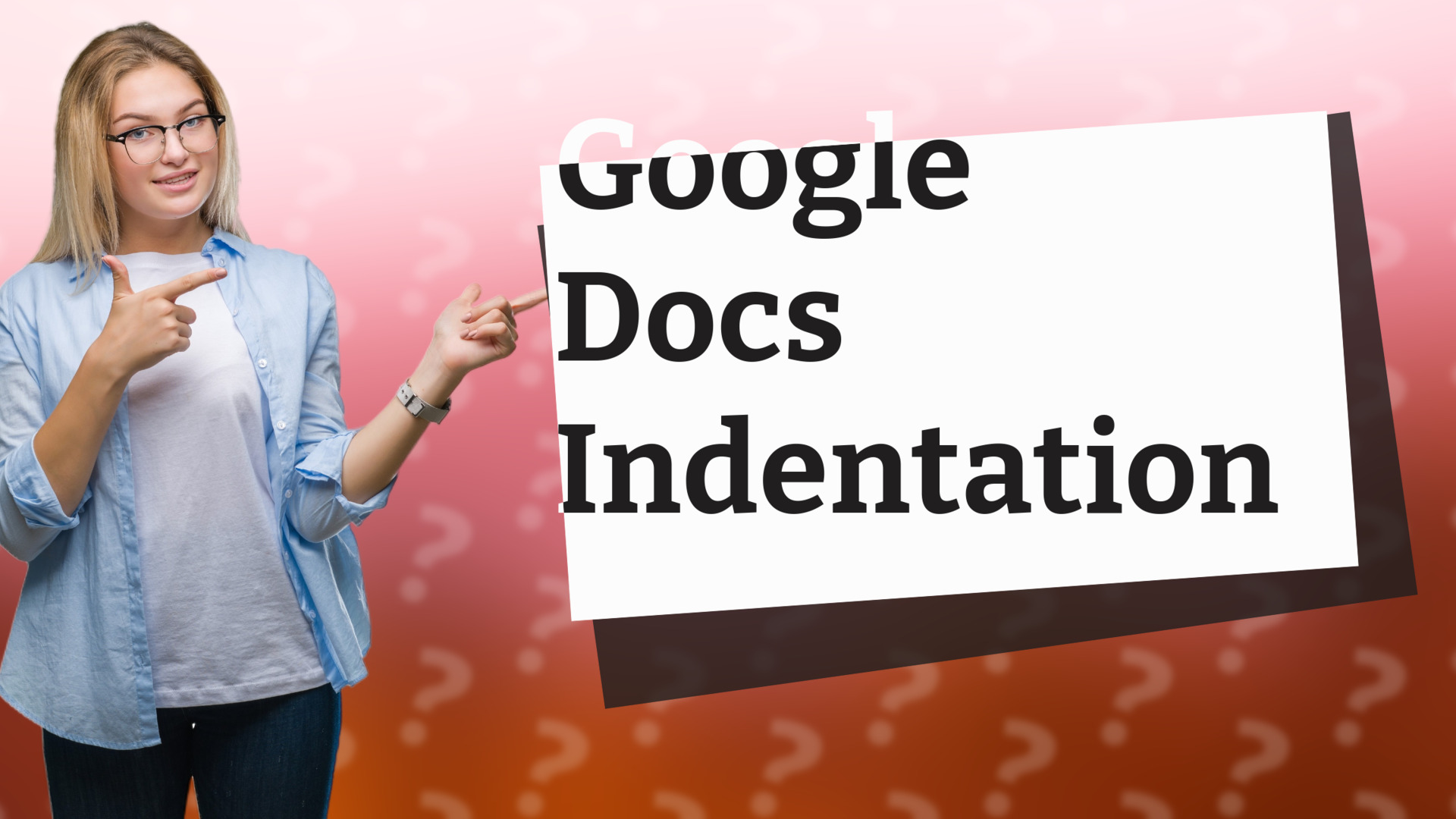 Google Docs Indentation