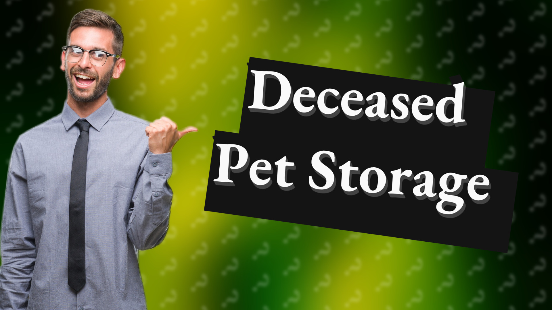 Deceased Pet Storage