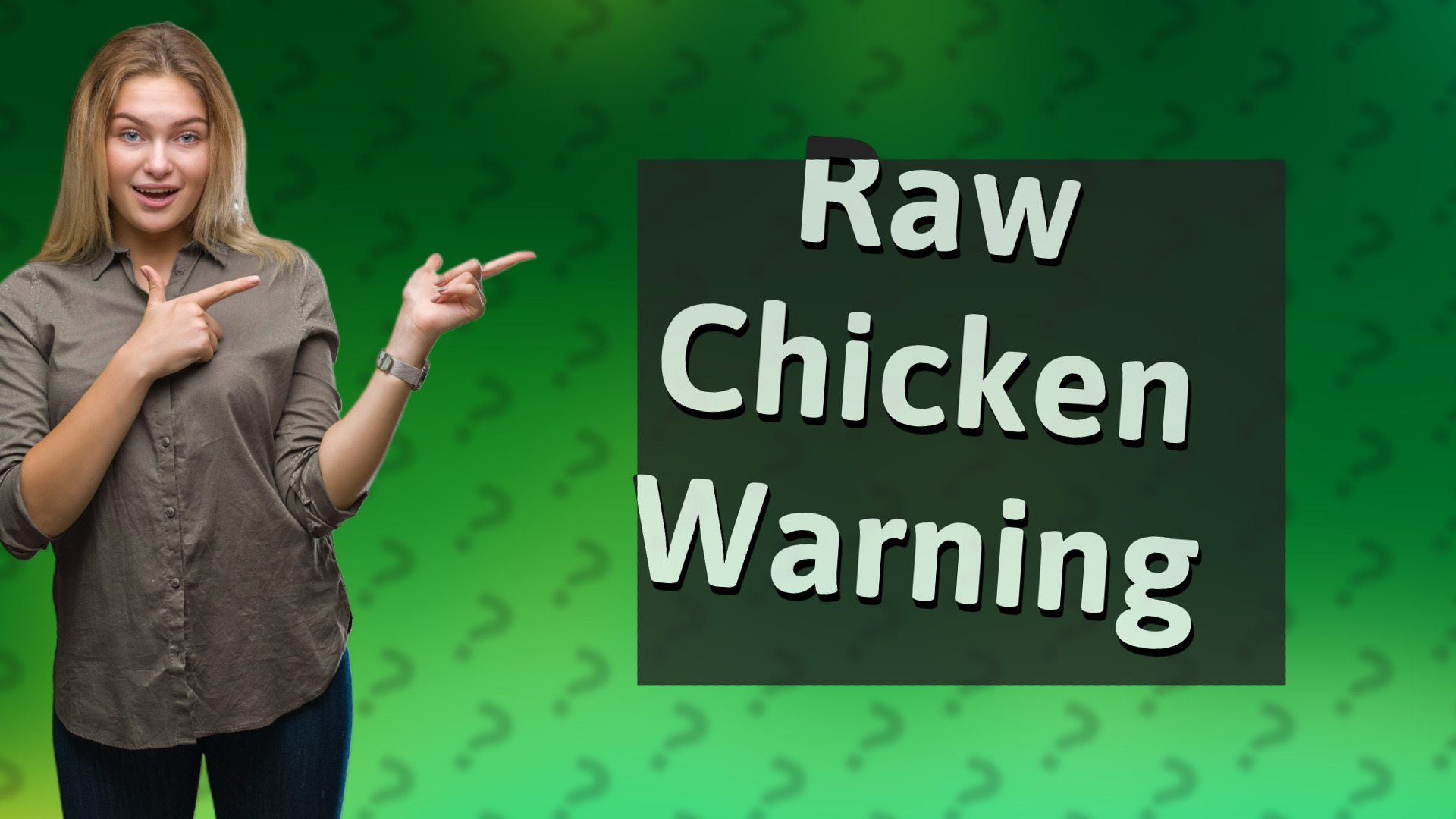 Raw Chicken Warning