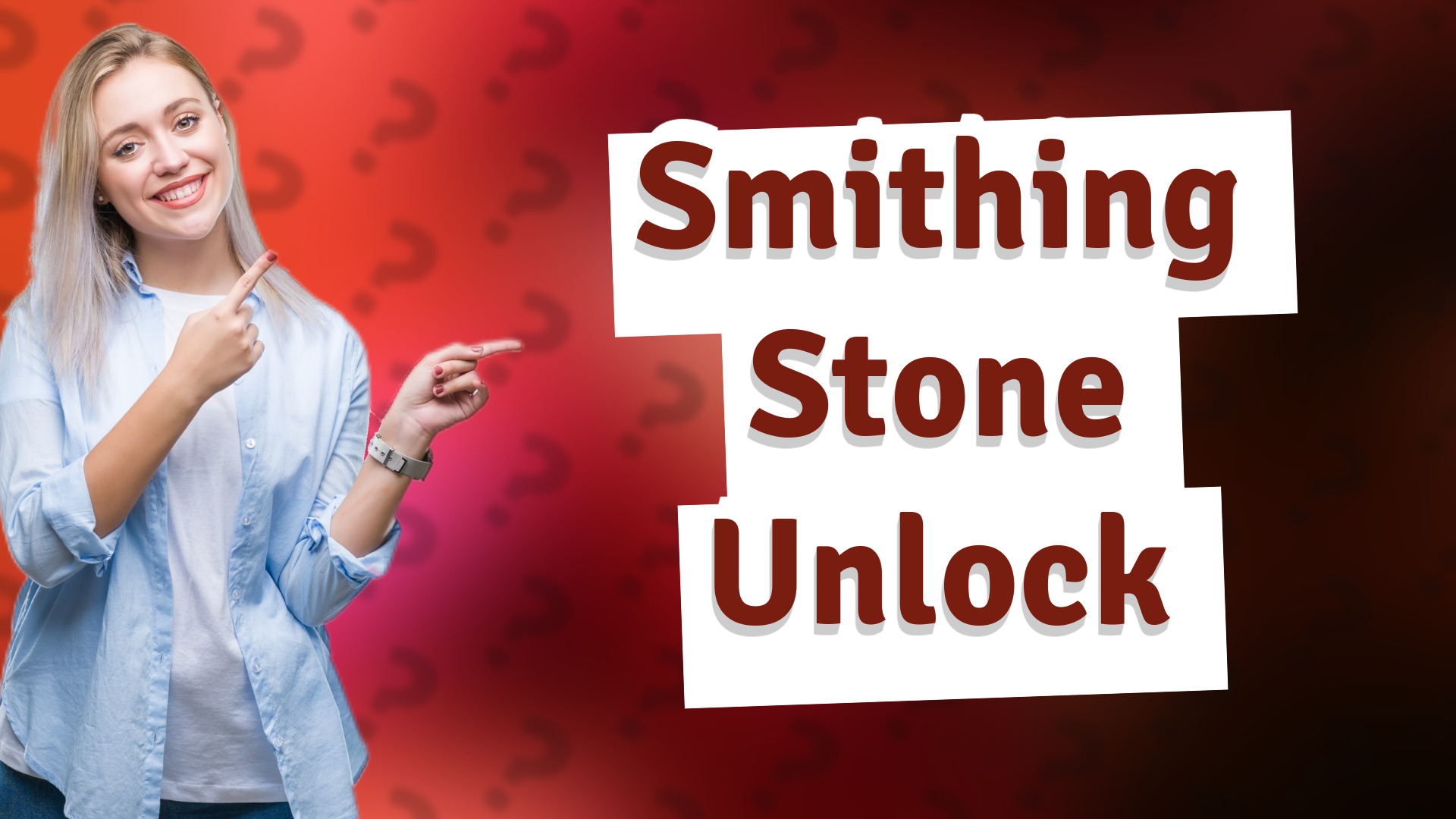 Smithing Stone Unlock