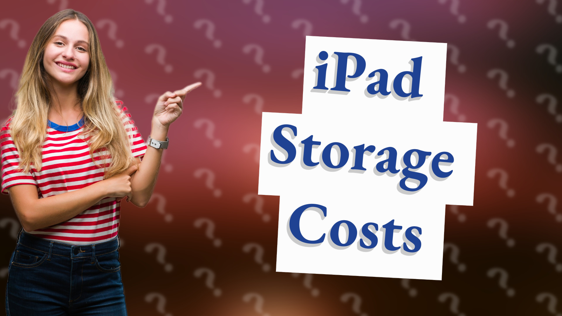 iPad Storage Costs