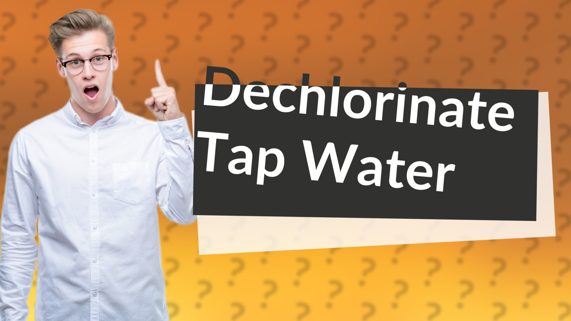 Dechlorinate Tap Water