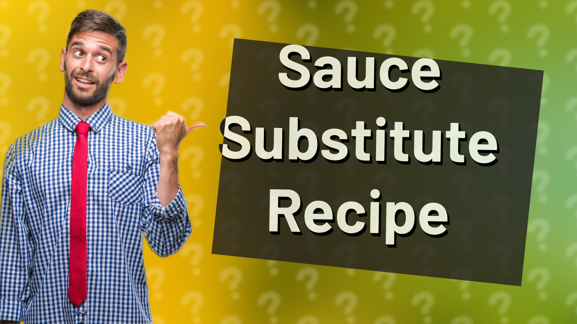 Sauce Substitute Recipe