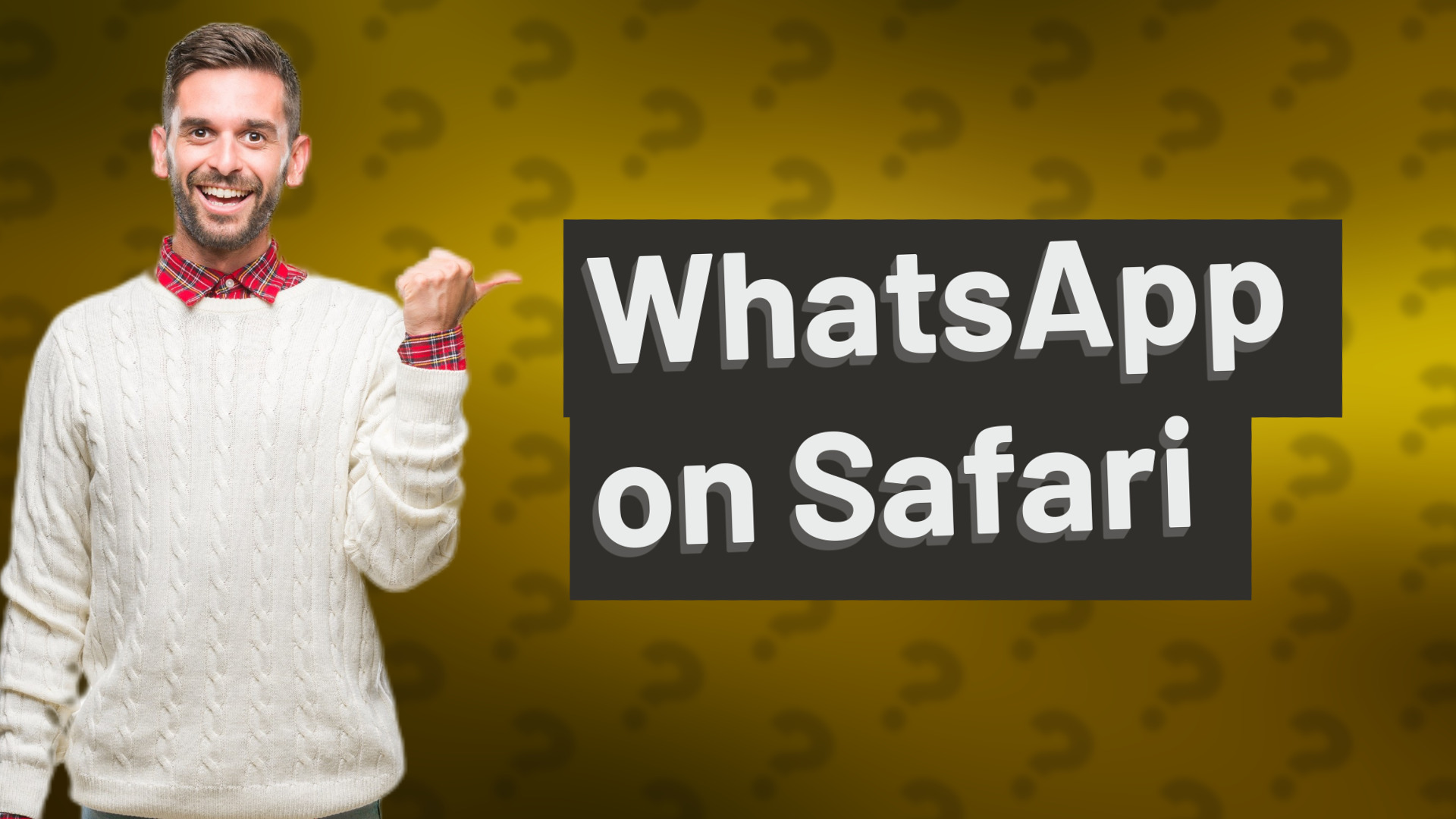 WhatsApp on Safari