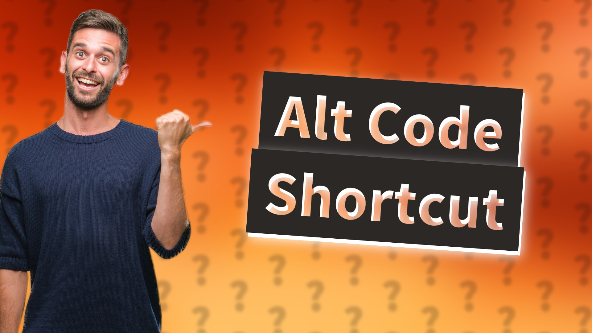 Alt Code Shortcut