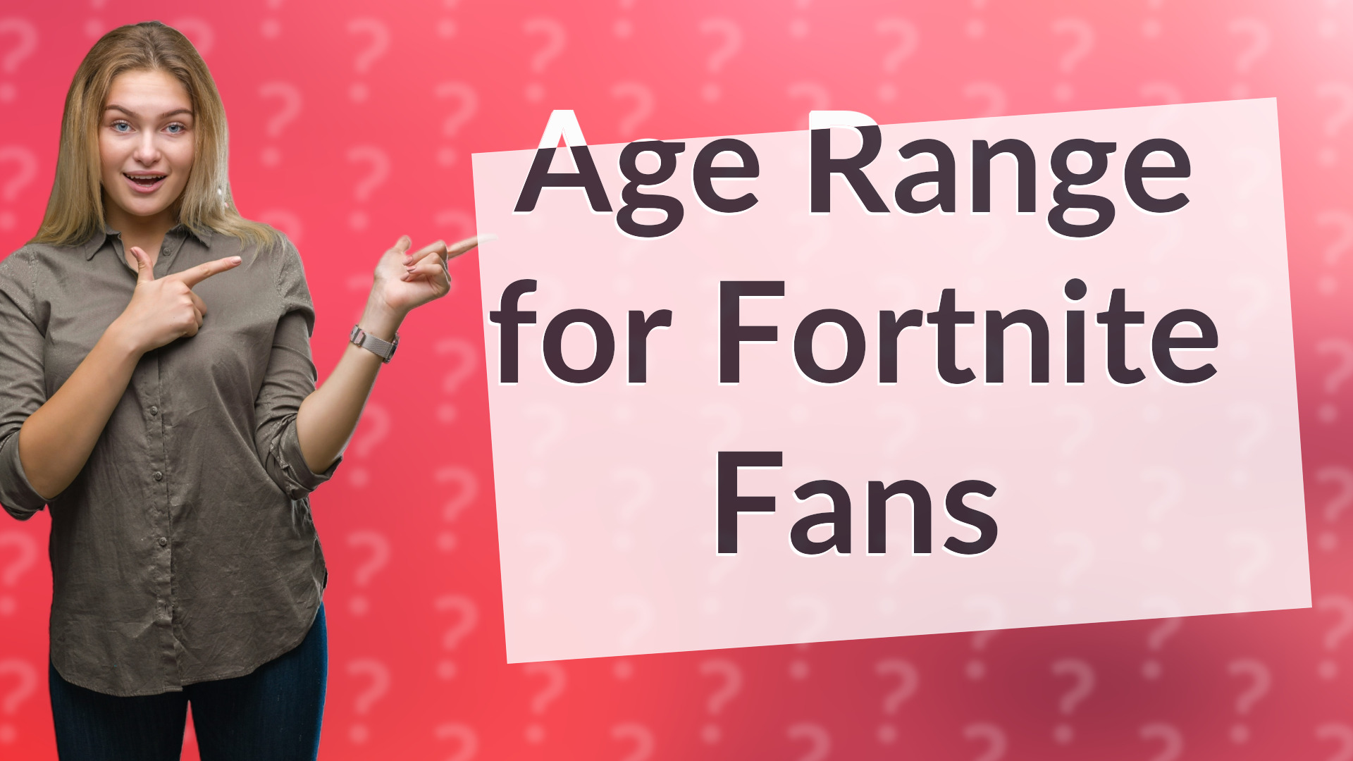 Age Range for Fortnite Fans