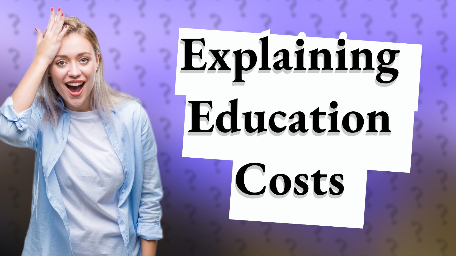 Explaining Education Costs
