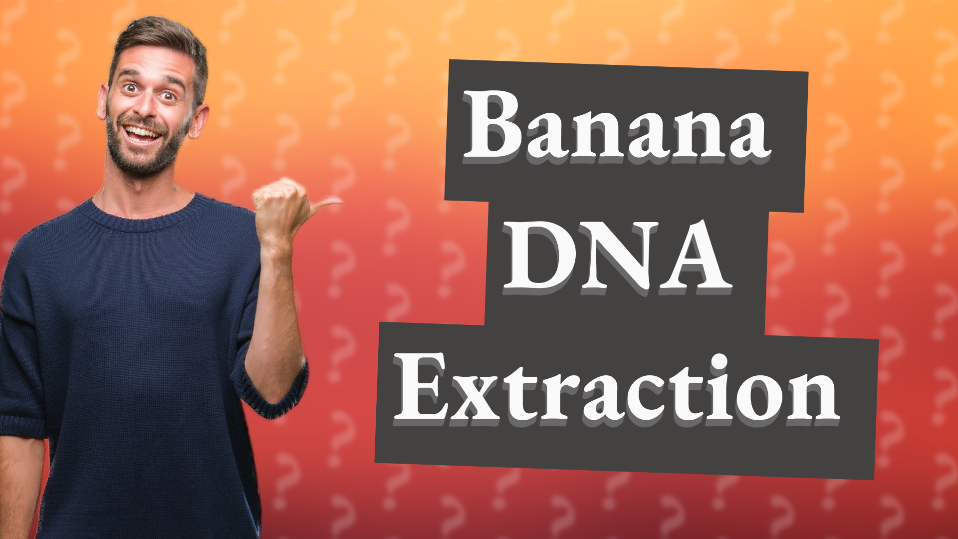 Banana DNA Extraction