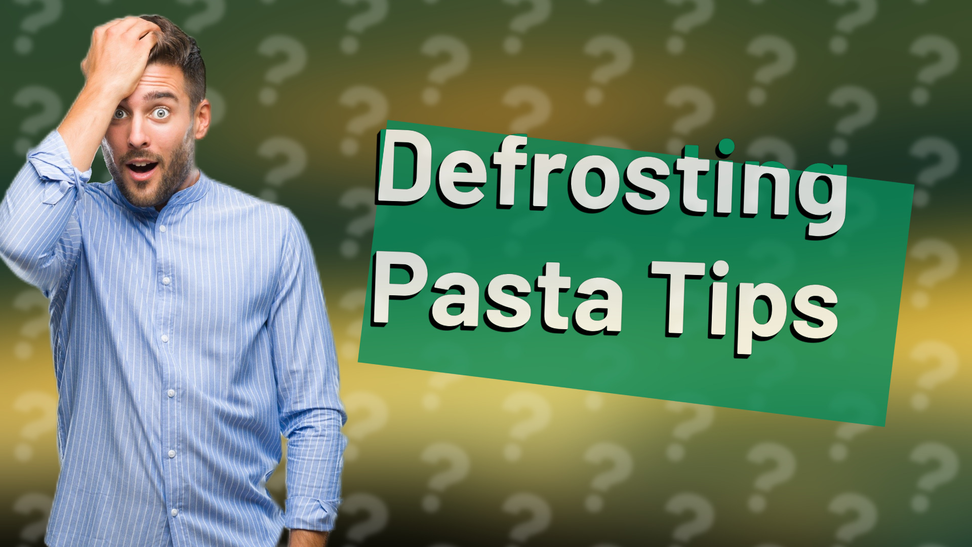 Defrosting Pasta Tips