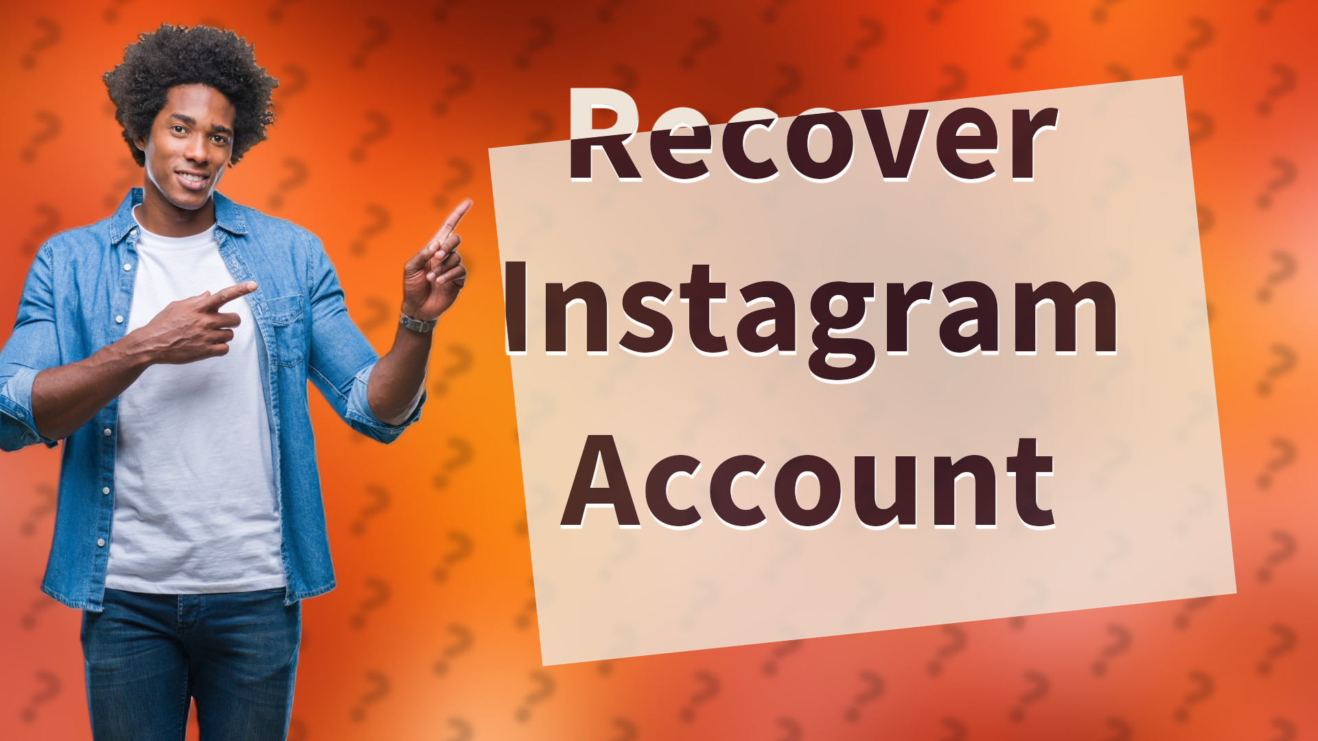 Recover Instagram Account