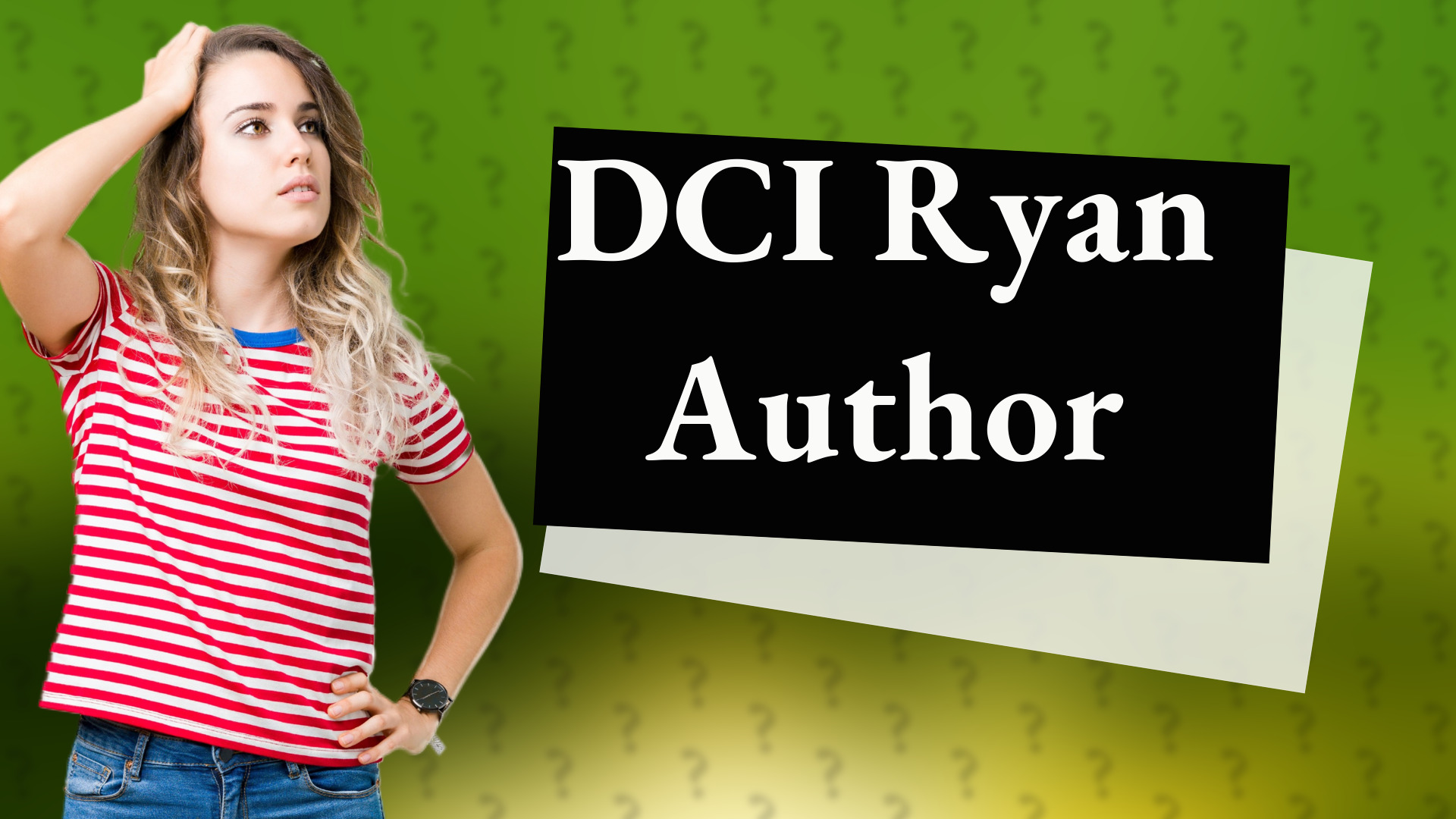DCI Ryan Author