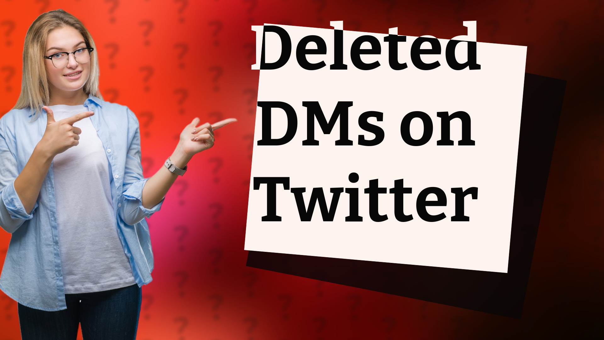 Deleted DMs on Twitter