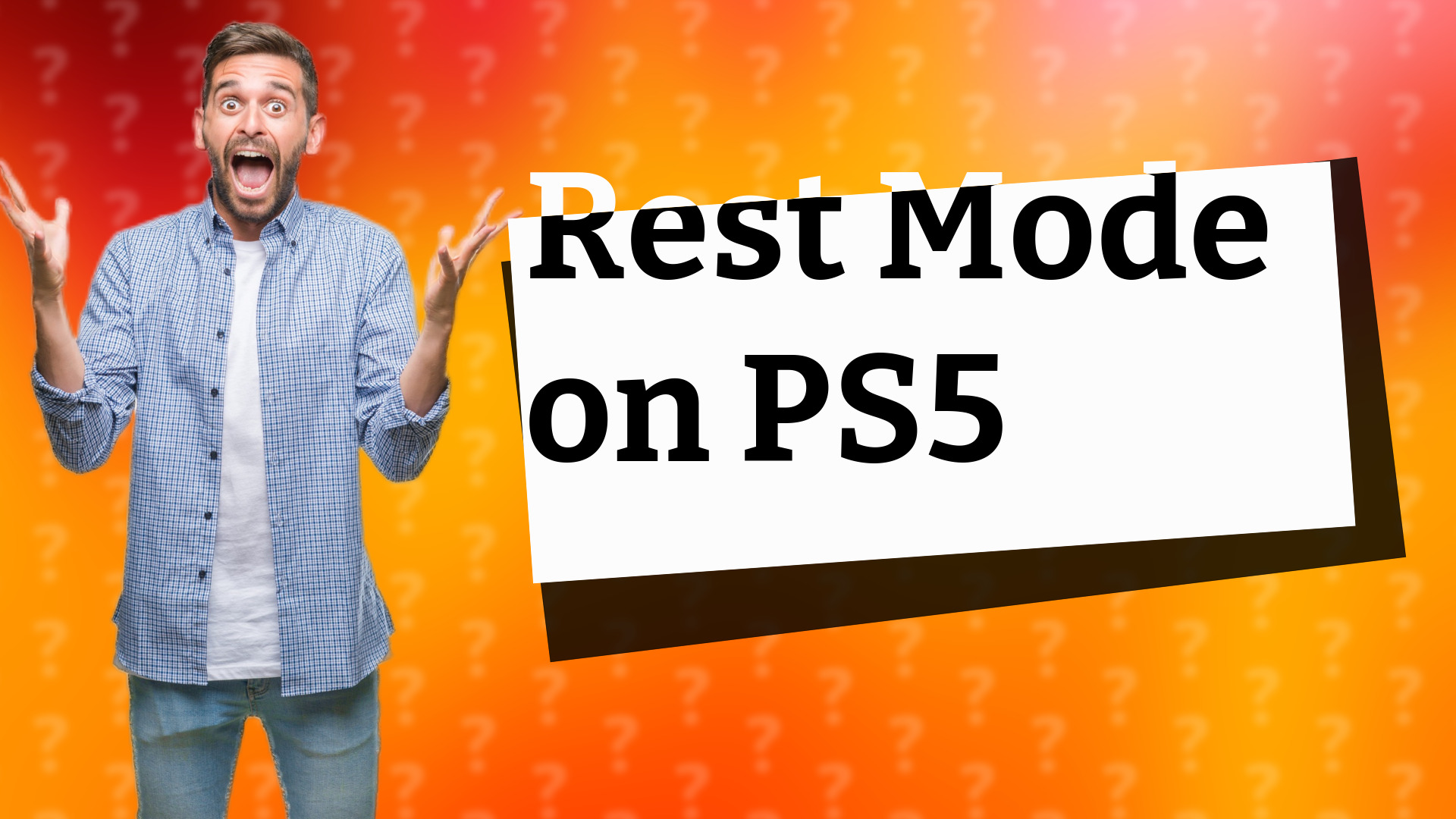 Rest Mode on PS5