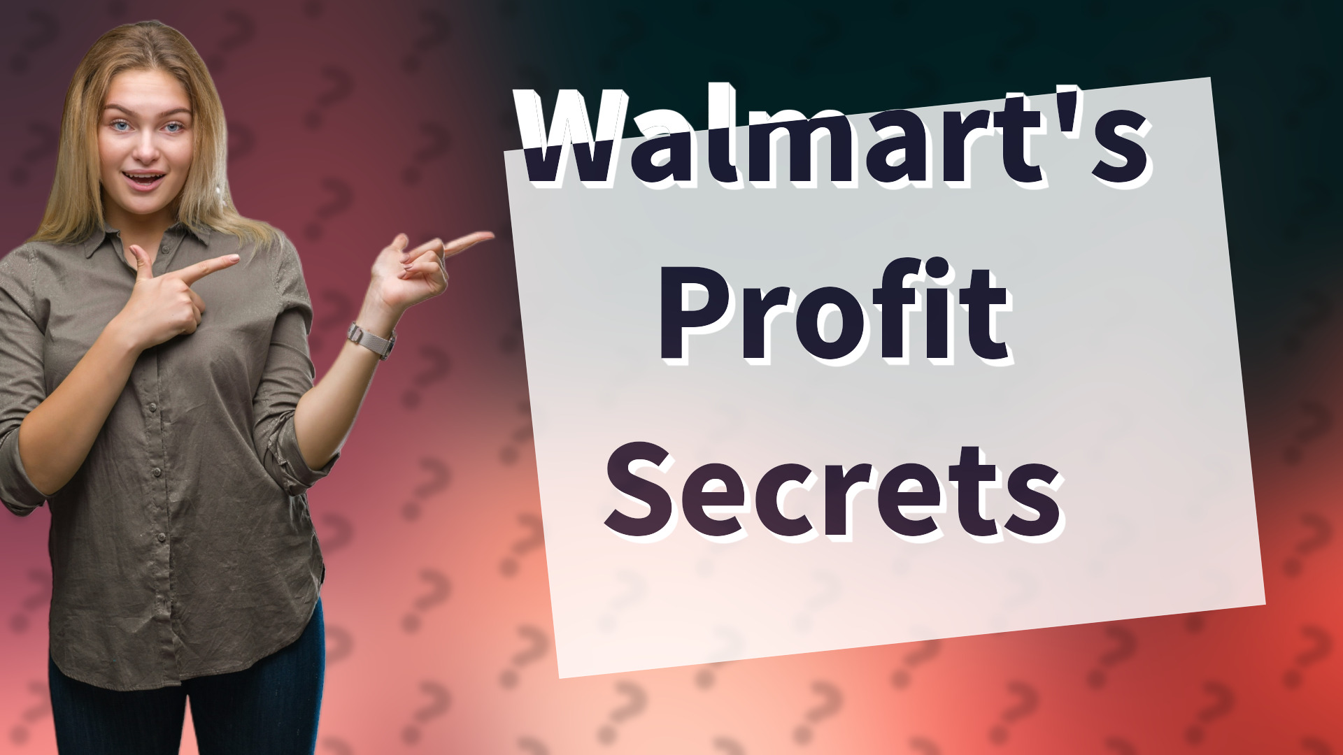 Walmart's Profit Secrets