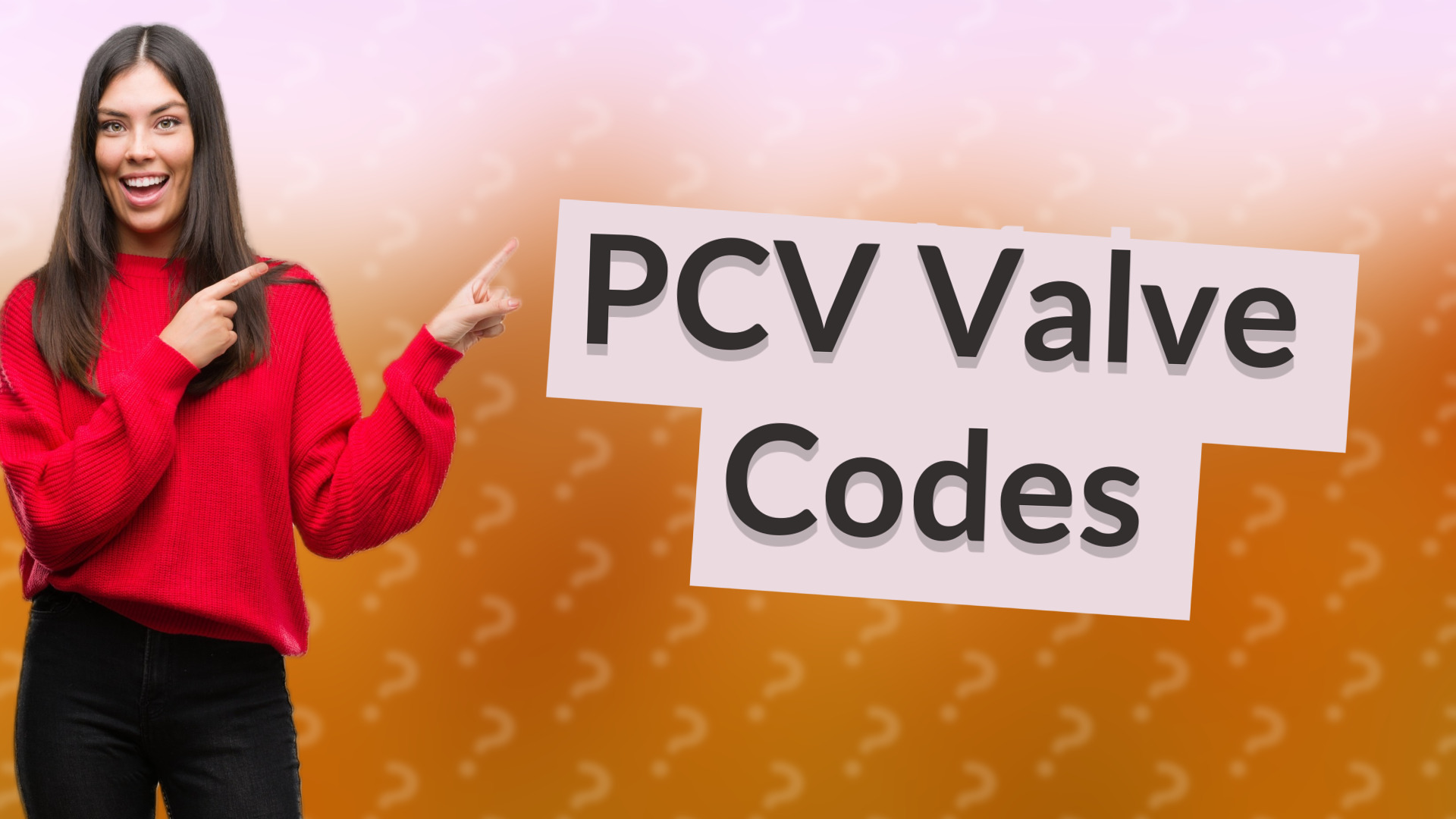 PCV Valve Codes