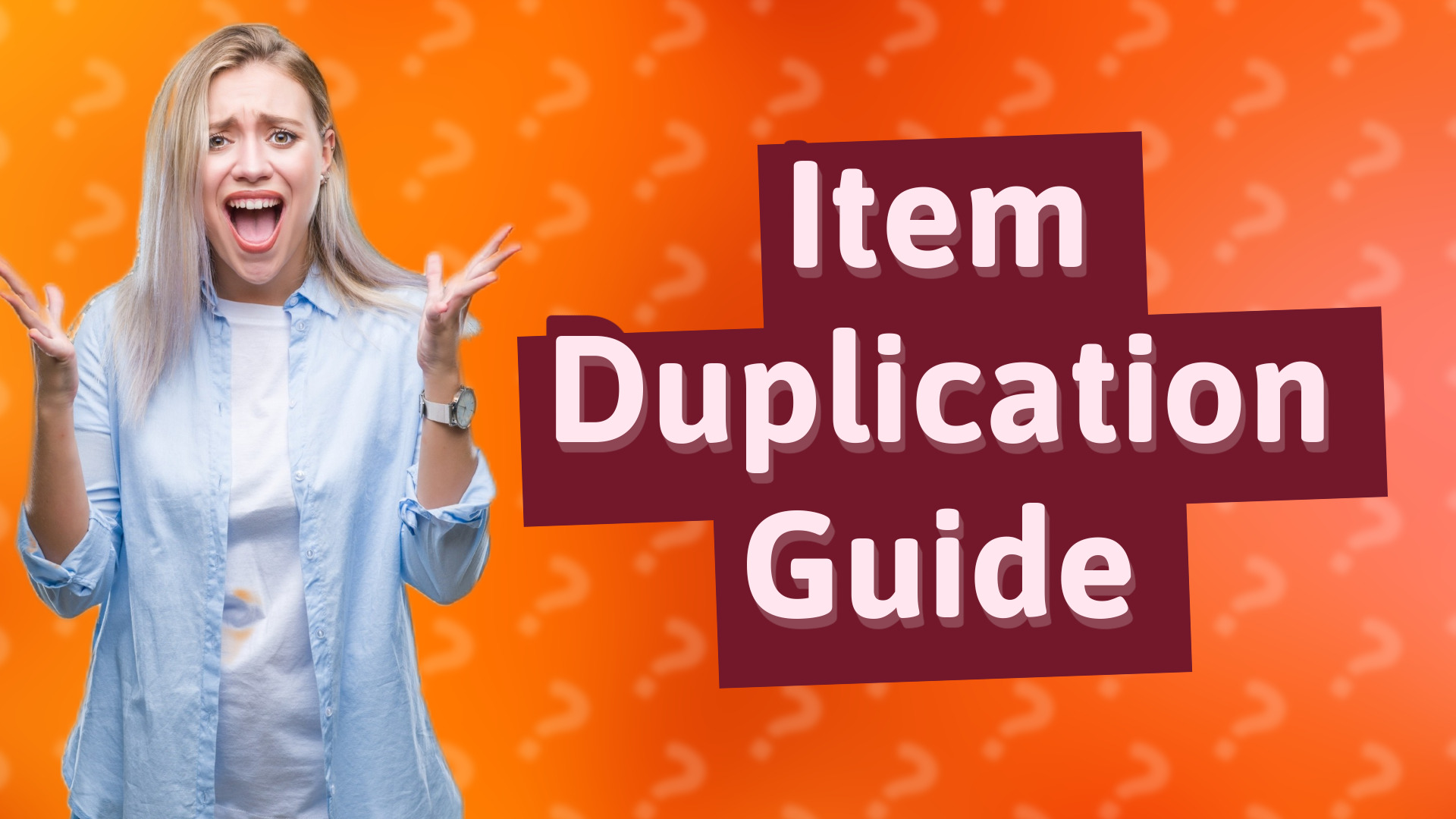 Item Duplication Guide