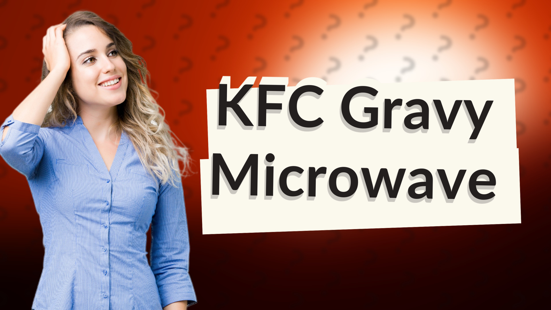 KFC Gravy Microwave