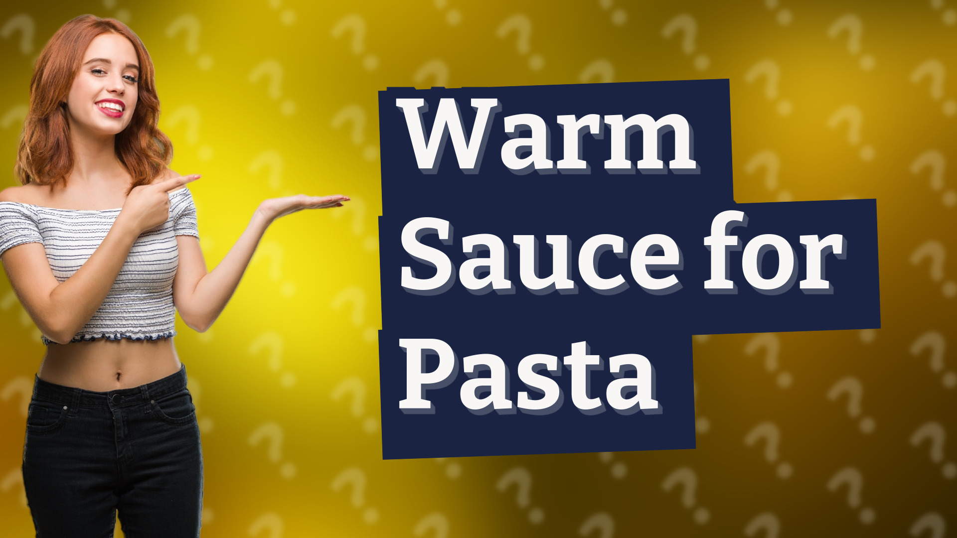 Warm Sauce for Pasta