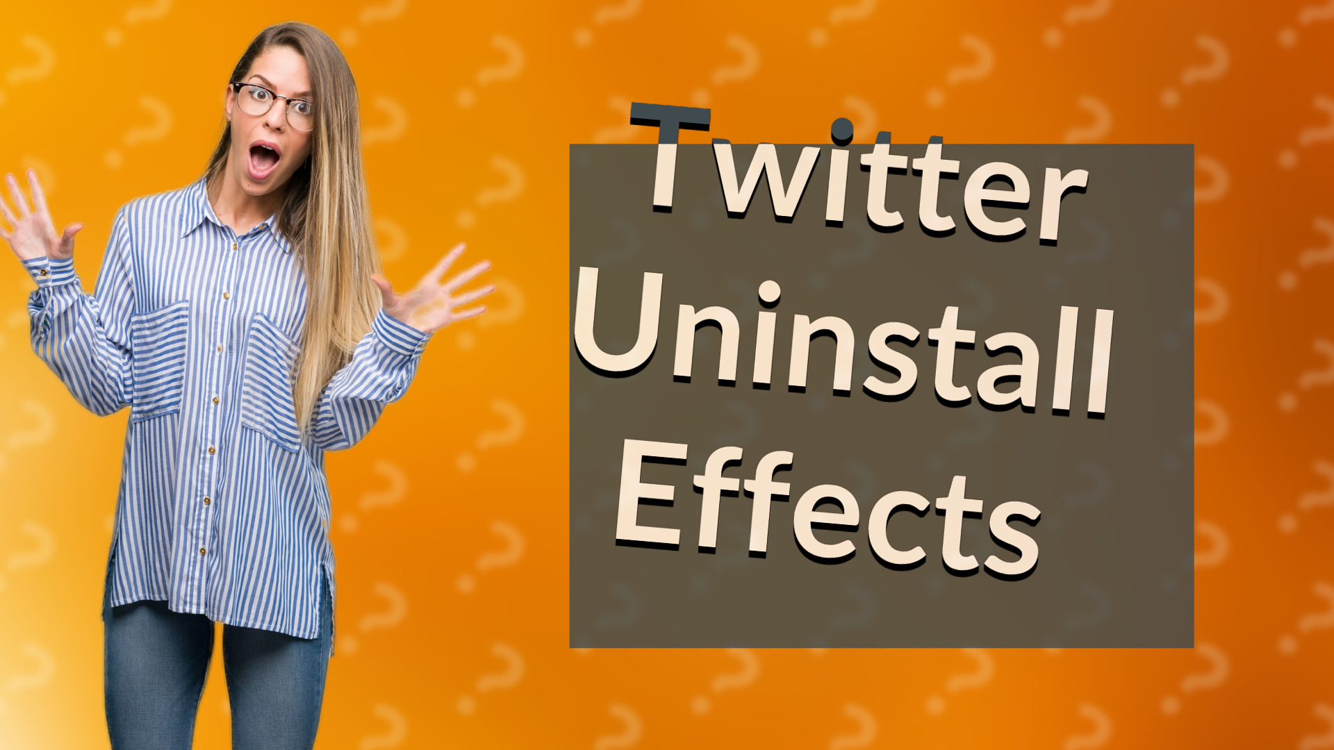 Twitter Uninstall Effects