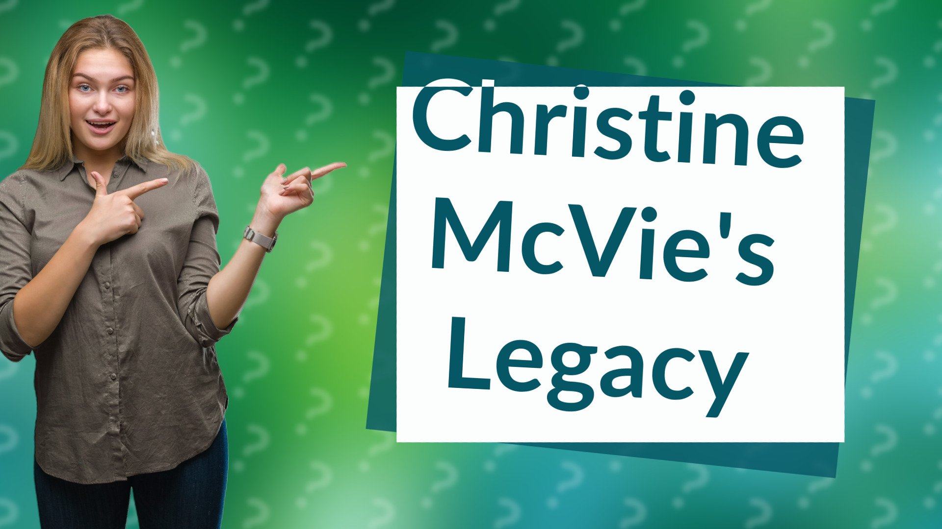 Christine McVie's Legacy