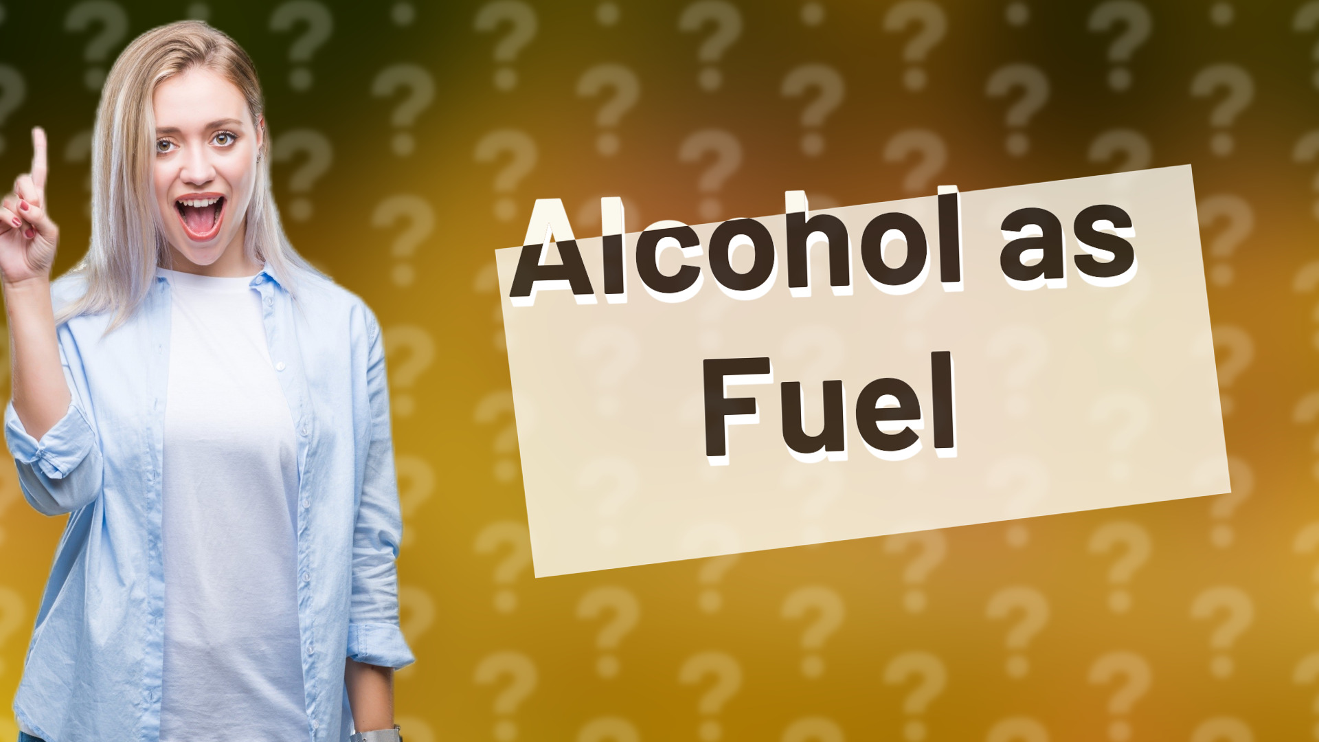 Alcohol as Fuel