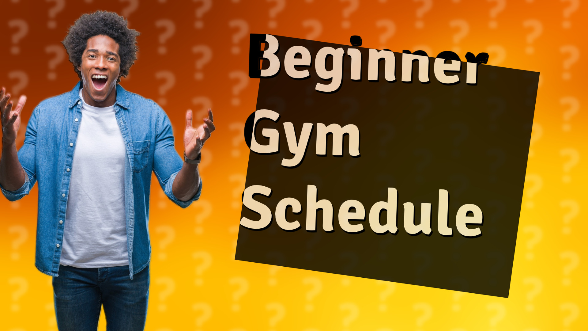 Beginner Gym Schedule