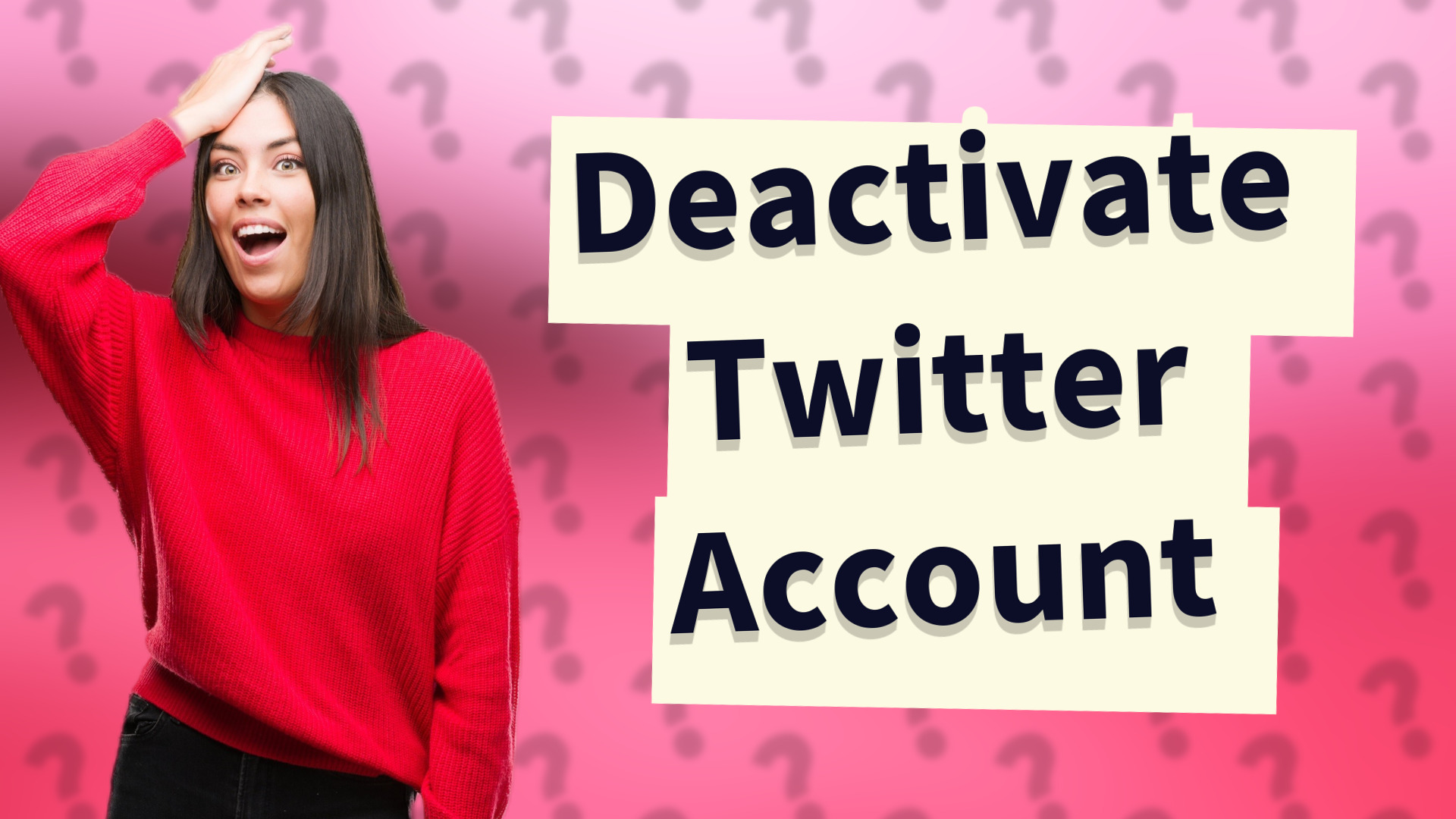 Deactivate Twitter Account