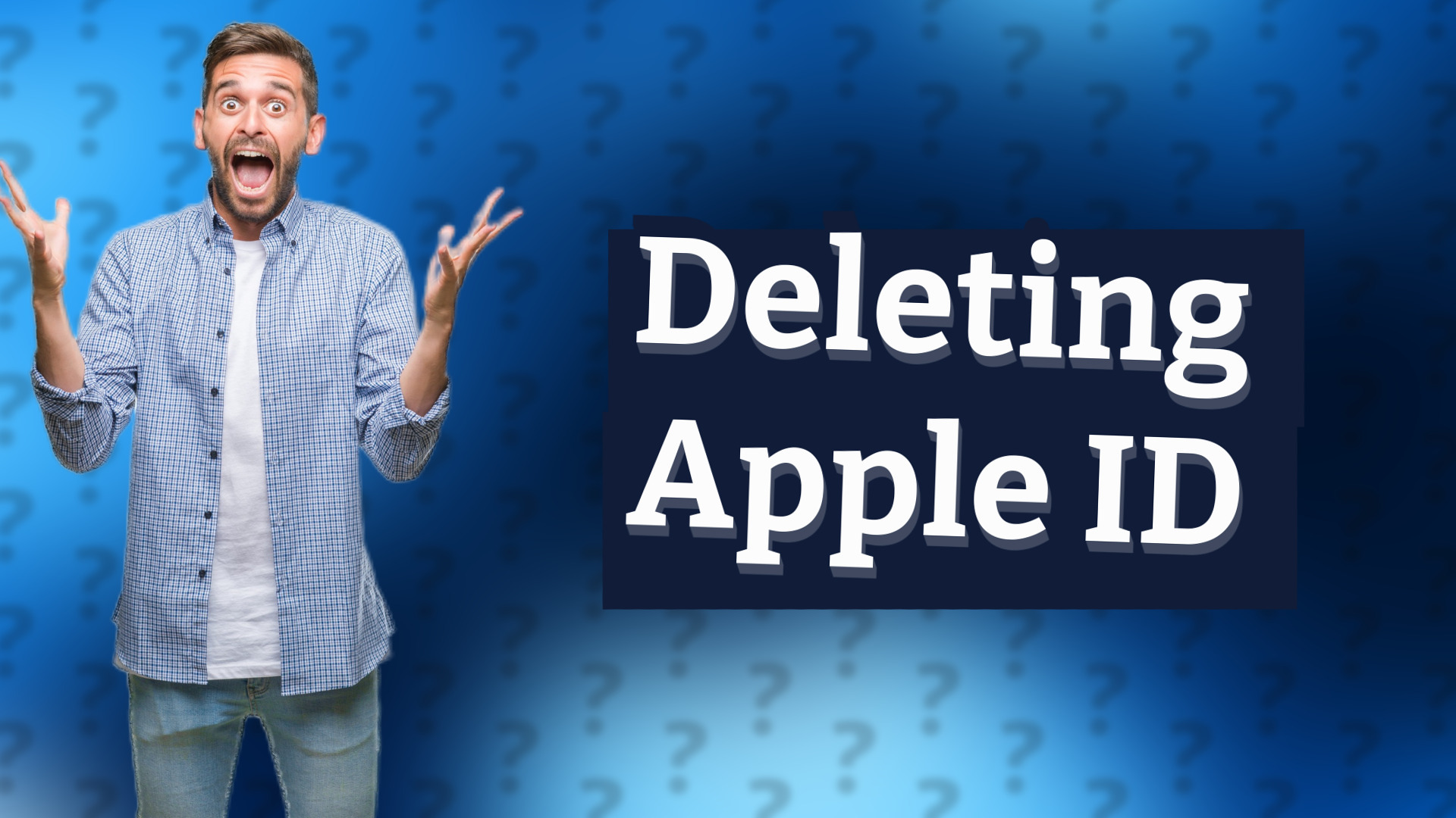 Deleting Apple ID