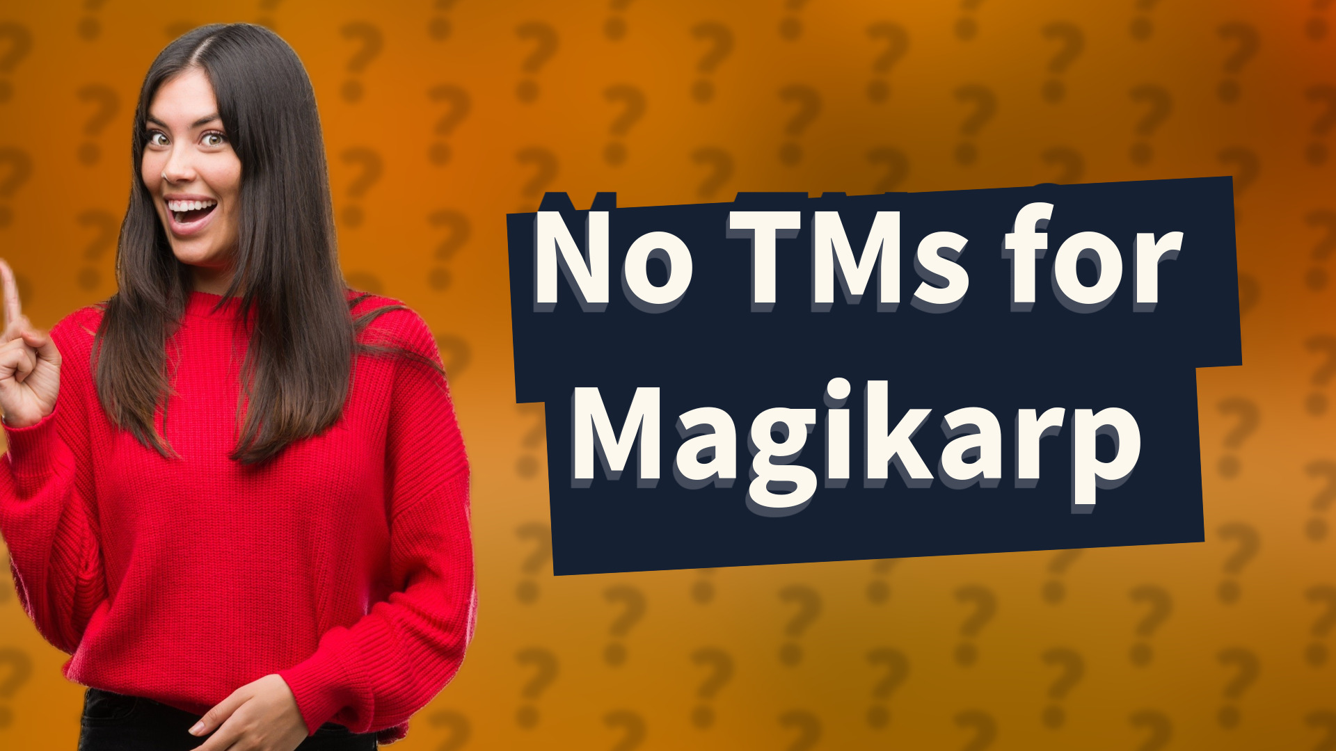 No TMs for Magikarp