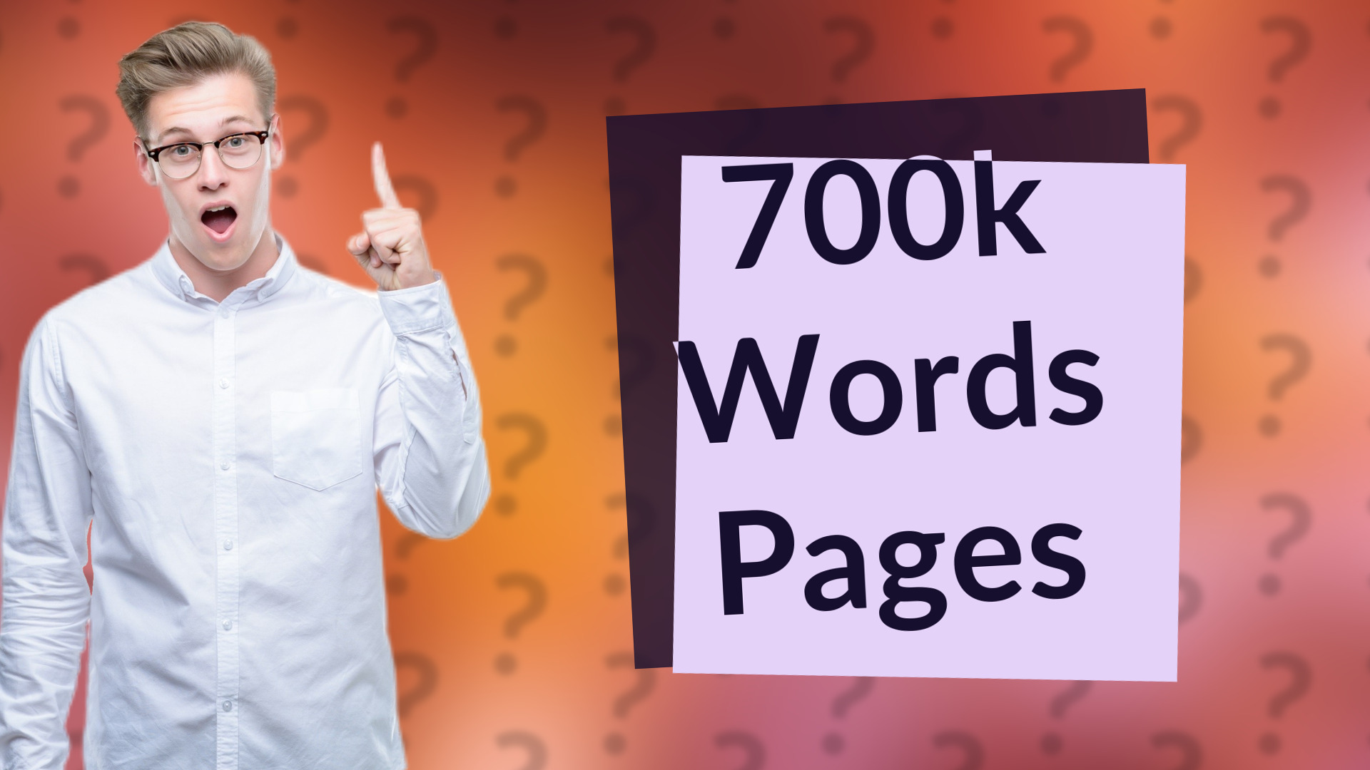 700k Words Pages