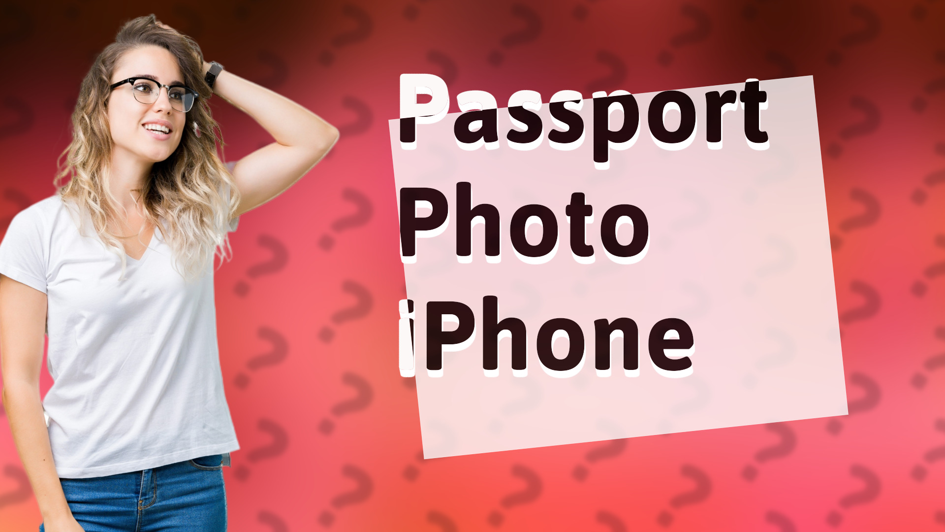 Passport Photo iPhone