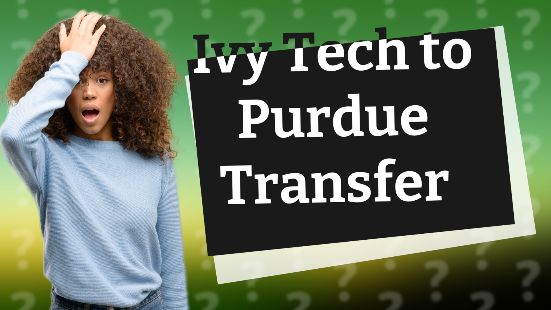 Ivy Tech to Purdue Transfer