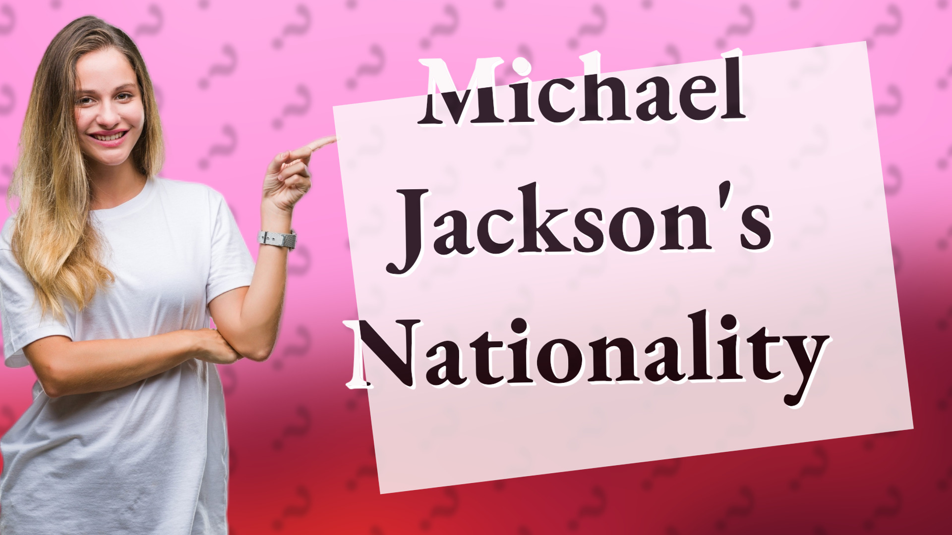 Michael Jackson's Nationality