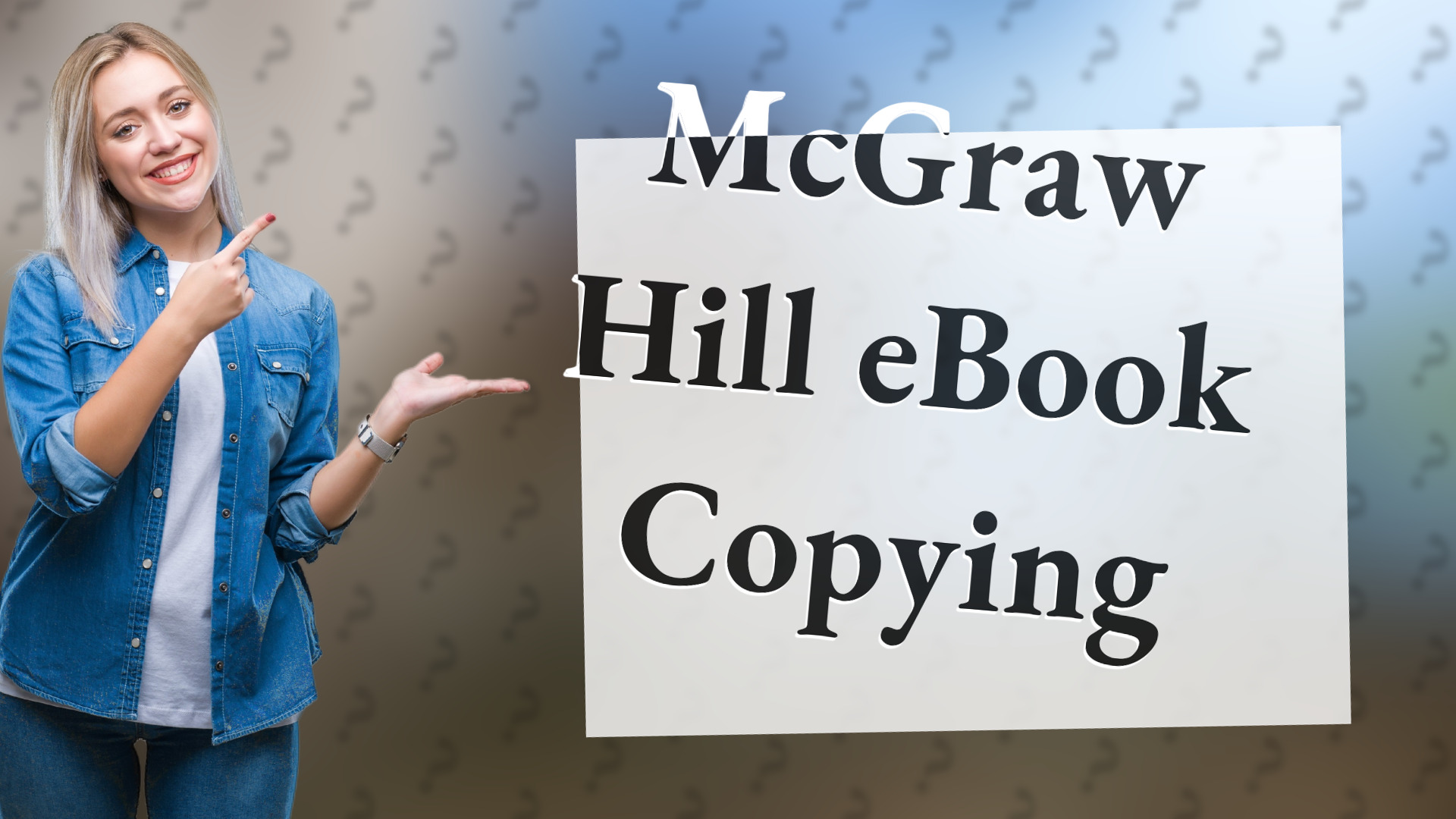 McGraw Hill eBook Copying