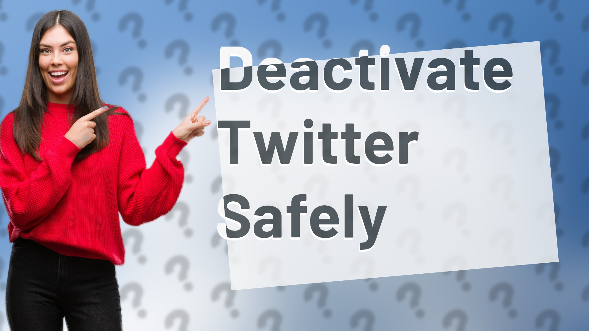 Deactivate Twitter Safely